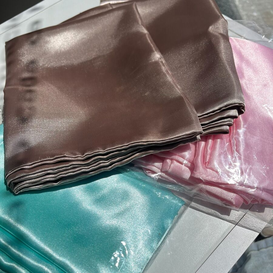 Par de fundas de satén para la almohada