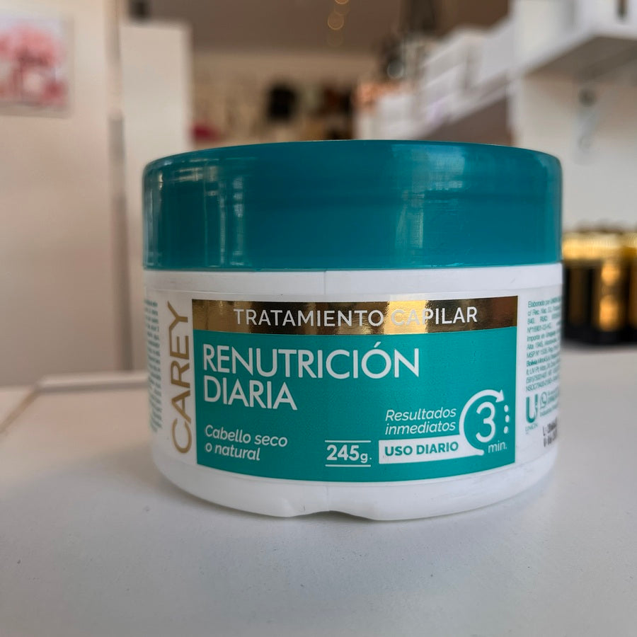 Tratamiento capilar Carey 245g re-nutrición diaria