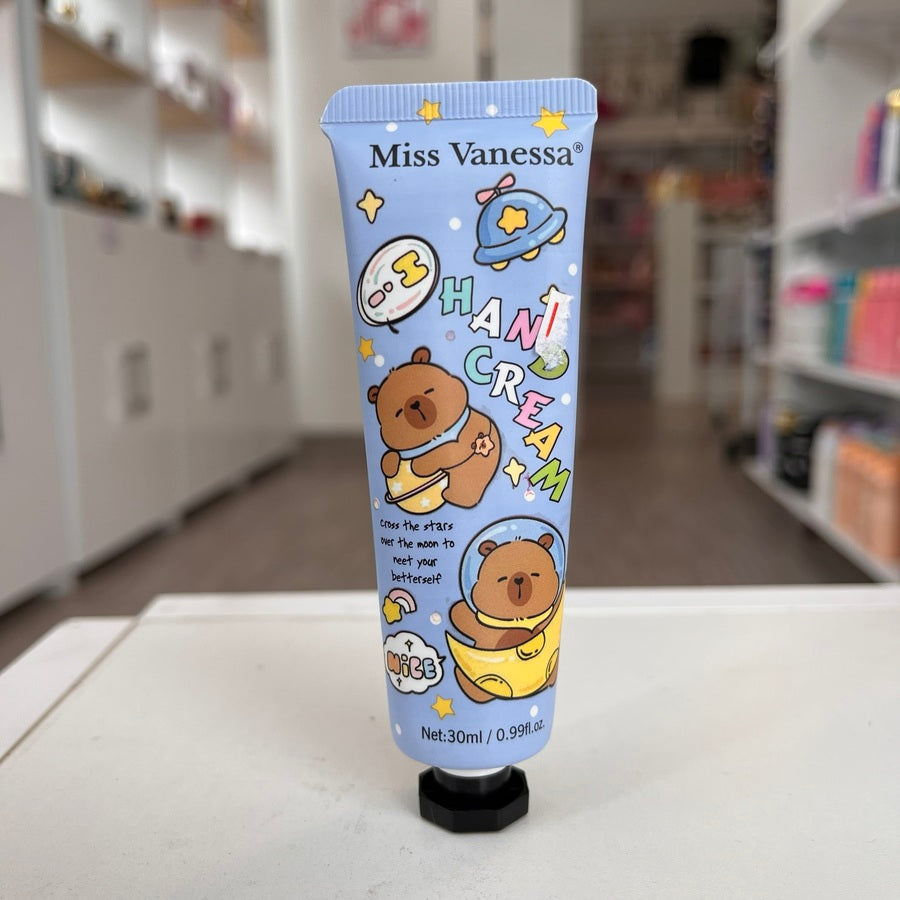 Crema para manos capybara azul
