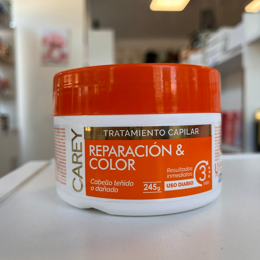 Tratamiento capilar Carey reparación & color 245g