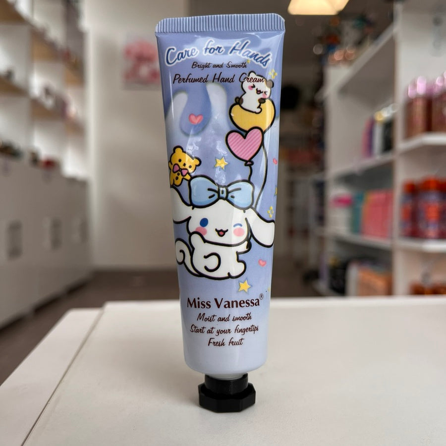 Crema hidratante manos Cinnamoroll celeste
