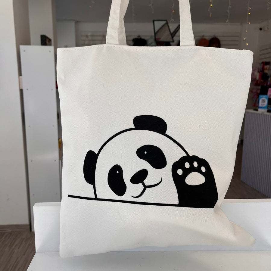 Tote bag panda