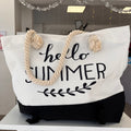 Bolso Hello summer negro $490