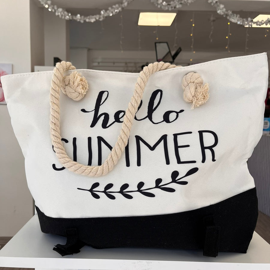 Bolso Hello summer negro $490