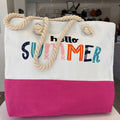 Bolso hello summer rosa