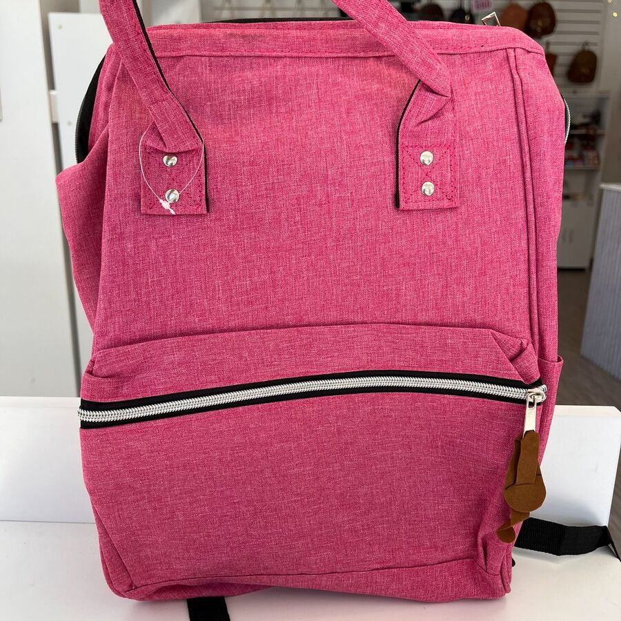 Mochila maternal rosa