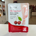 Mascarilla hidratante de cereza para pies
