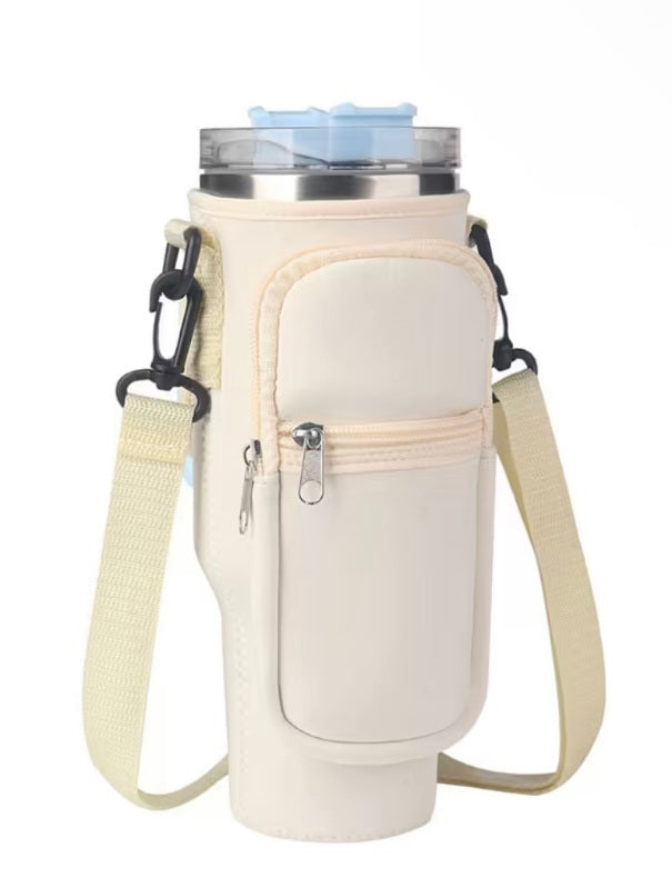 Bolso bandolera vaso Beige