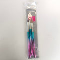 Brochas para acrilico set x3 unidades