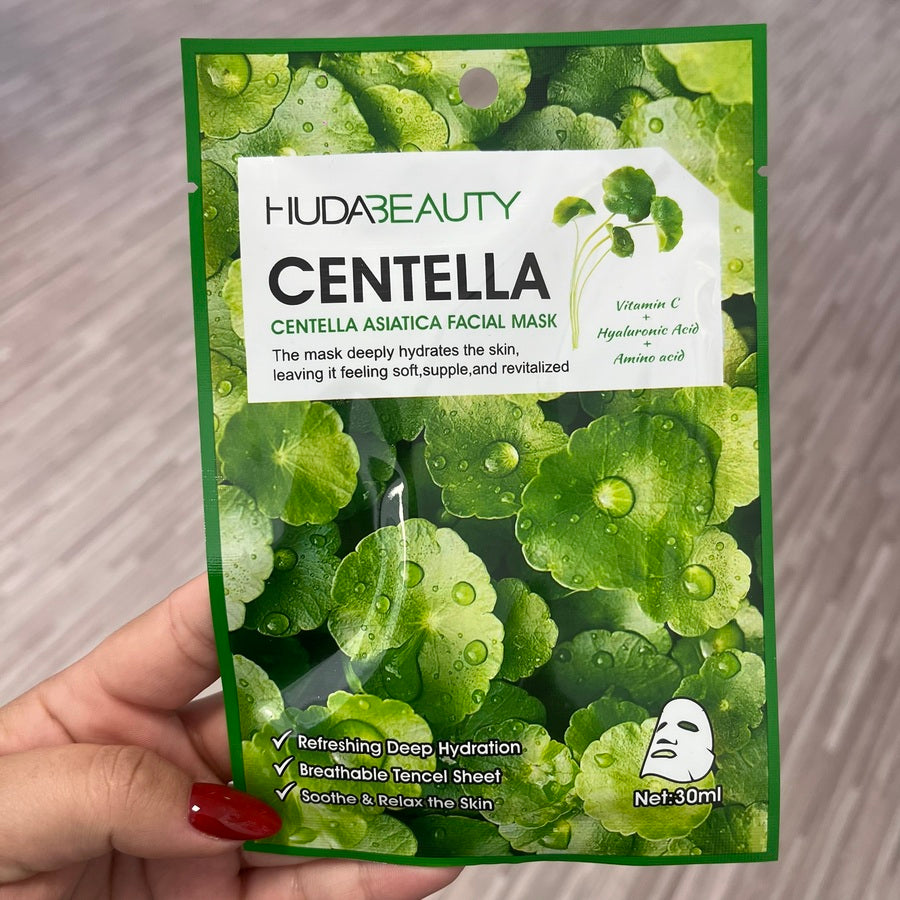 Pack x10 mascarillas centella asiática