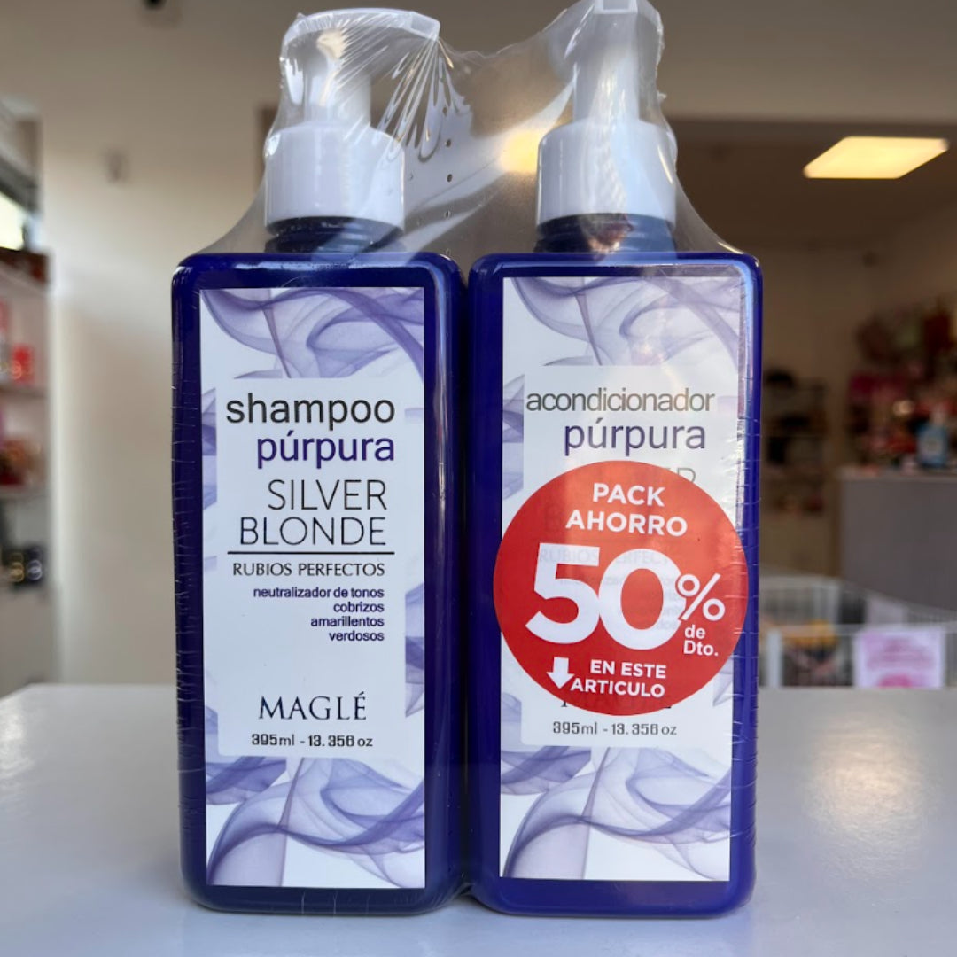 Shampoo + acondicionador matizador 395mL