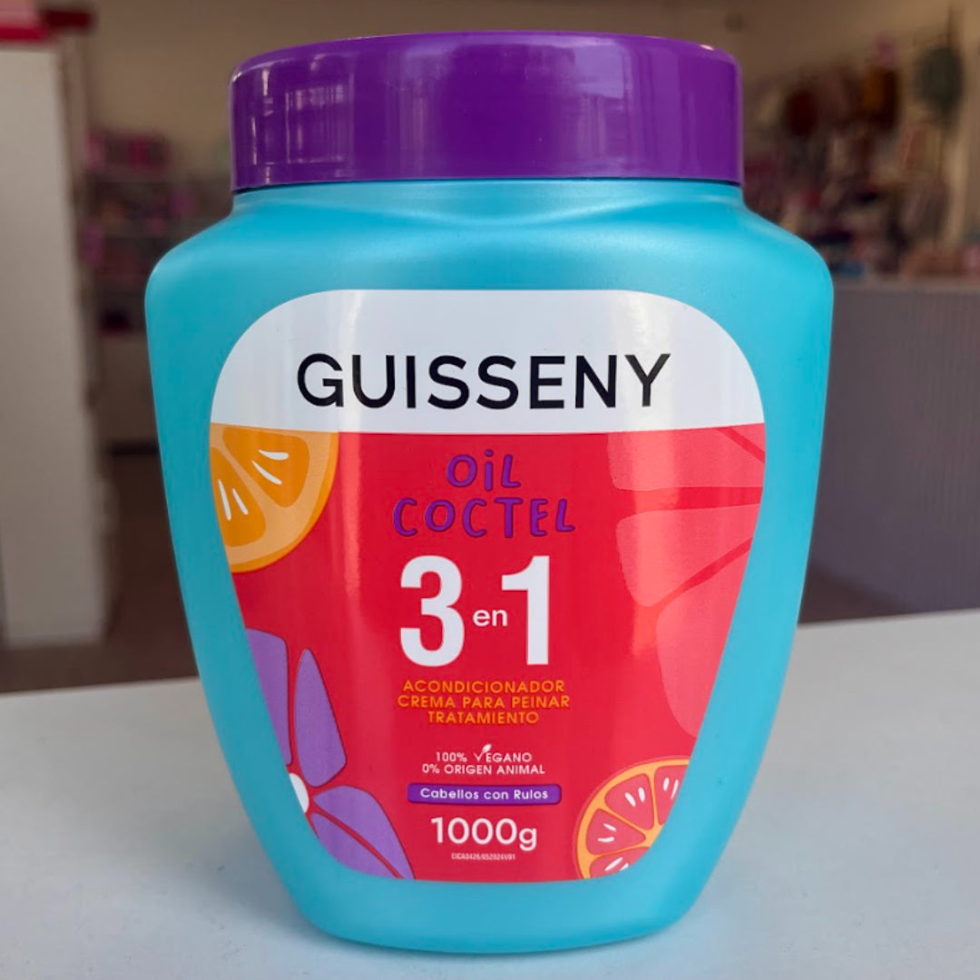 Baño de crema oil cóctel 3 en 1 Guisseny 1kg