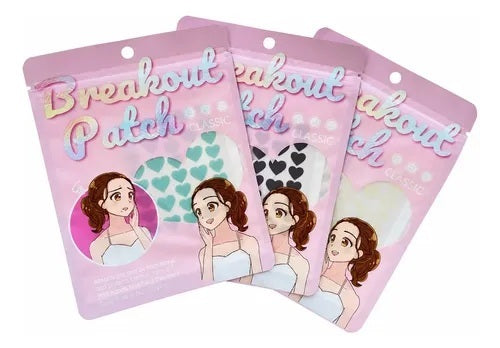 Parches para acné corazones
