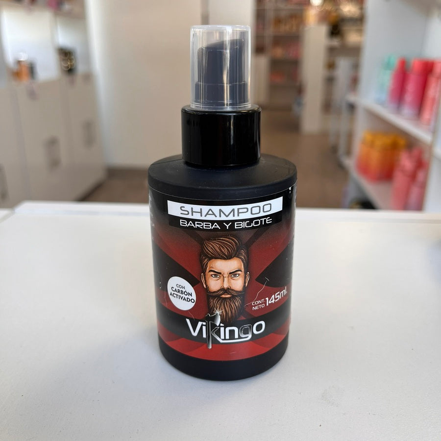 Shampoo barba y bigote con carbón activado 145mL