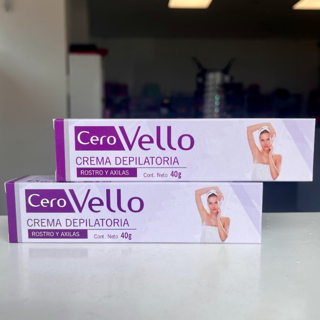 Crema depilatoria para rostro y axilas Ceravello 40g