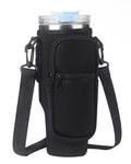 Bolso bandolera vaso Negro