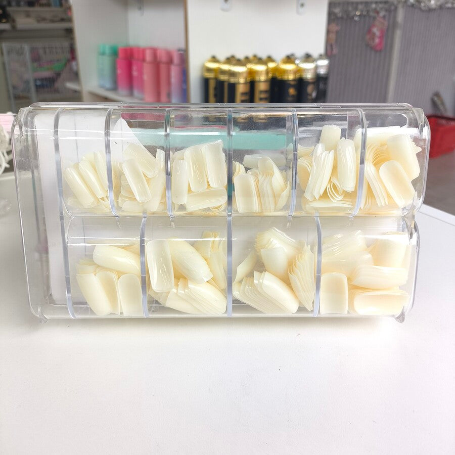 Tips para uñas color natural 500un