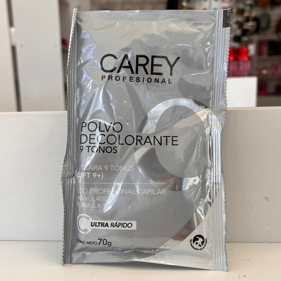 Polvo decolorante Carey 9 tonos 70g