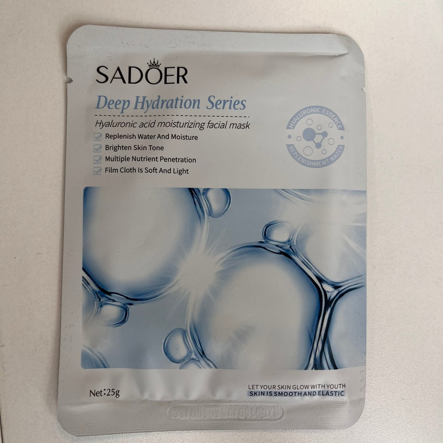 Mascarilla facial ácido hialurónico