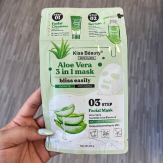 Mascarilla facial 3 pasos Aloe Vera