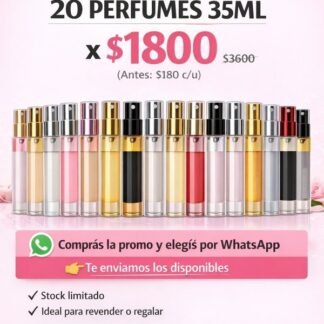 20 tubitos x $1800