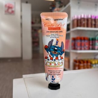 Crema hidratante para manos Stitch naranja