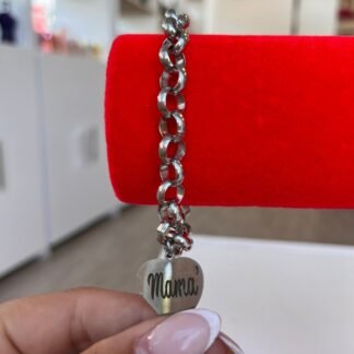 Pulsera acero quirúrgico “mamá”