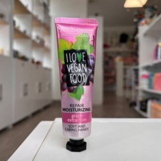 Crema hidratante para manos uvas