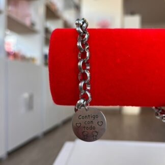 Pulsera acero quirúrgico amor
