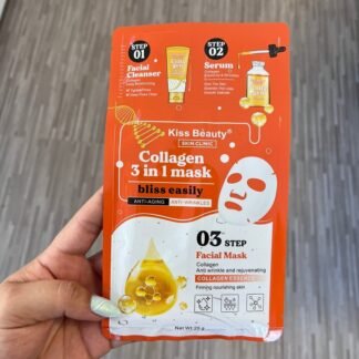 Mascarilla facial 3 pasos de colágeno