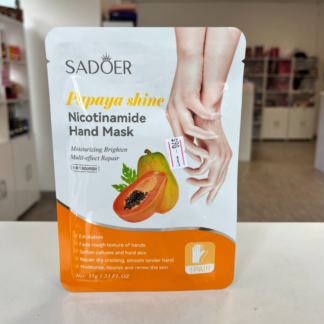 Mascarilla hidratante para manos Papaya