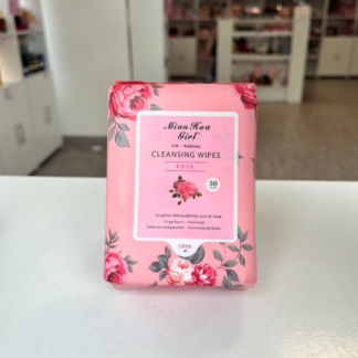 Toallitas desmaquillantes rosas 30U