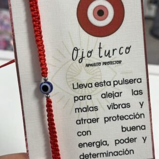 Pulsera ojo turco azul